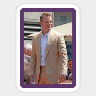 Matt Damon HSWS Sticker